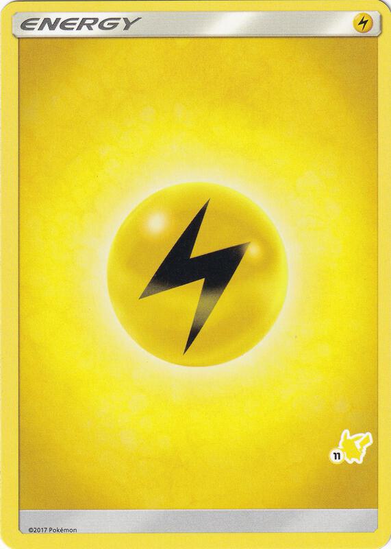 Lightning Energy (#11 Pikachu Stamped) Pokemon card from Battle Academy