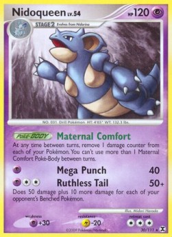 Nidoqueen Lv.54 Pokemon card from Rising Rivals