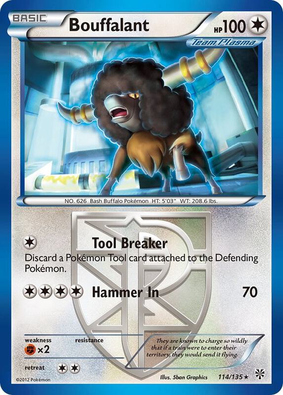 Bouffalant (Team Plasma) Pokemon card from Plasma Storm