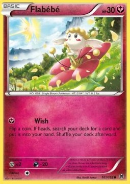 Flabébé Pokemon card from BREAKthrough