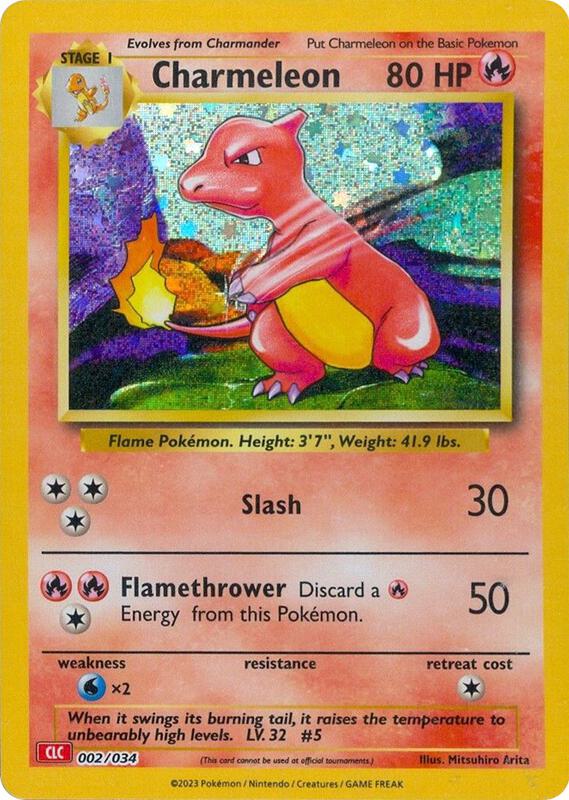Charmeleon Pokemon card from Trading Card Game Classic
