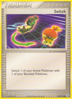 Switch (Holo) Pokemon card from EX FireRed LeafGreen
