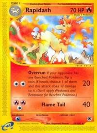 Rapidash (62) Pokemon card from Expedition
