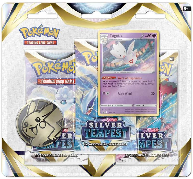 Silver Tempest 3 Pack Blister [Togetic] Pokemon card from SWSH12: Silver