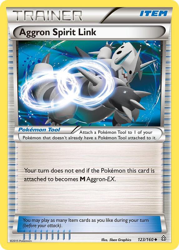 Aggron Spirit Link Pokemon card from XY - Primal Clash