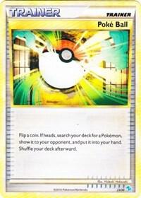 Poke Ball (Gyarados) Pokemon card from HGSS Trainer Kit: Gyarados & Raichu