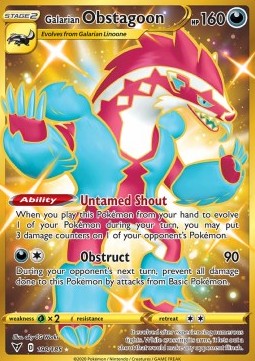 Galarian Obstagoon (Holo)