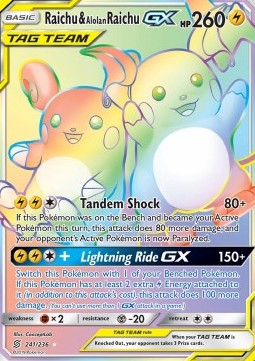 Raichu & Alolan Raichu GX