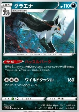 Mightyena Pokemon card from Battle Region