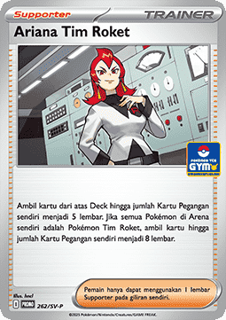 Team Rocket's Ariana (SV-P/ID 262) Scarlet & Violet Indonesian Promos ID