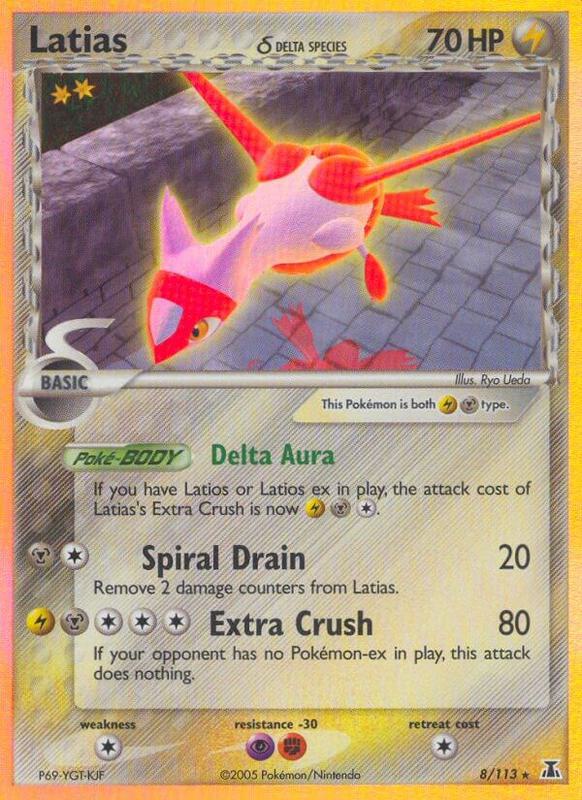 Latias (Delta Species) Pokemon card from Delta Species