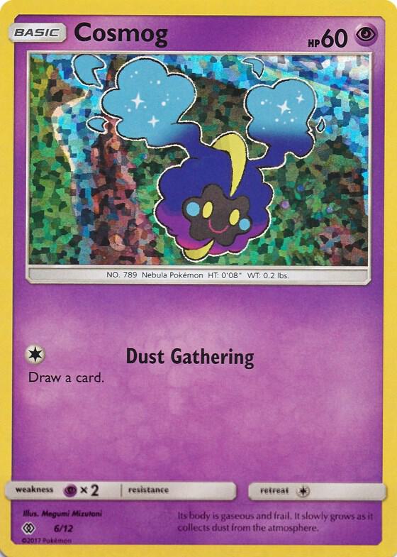 Cosmog Pokemon card from McDonald's Promos 2017
