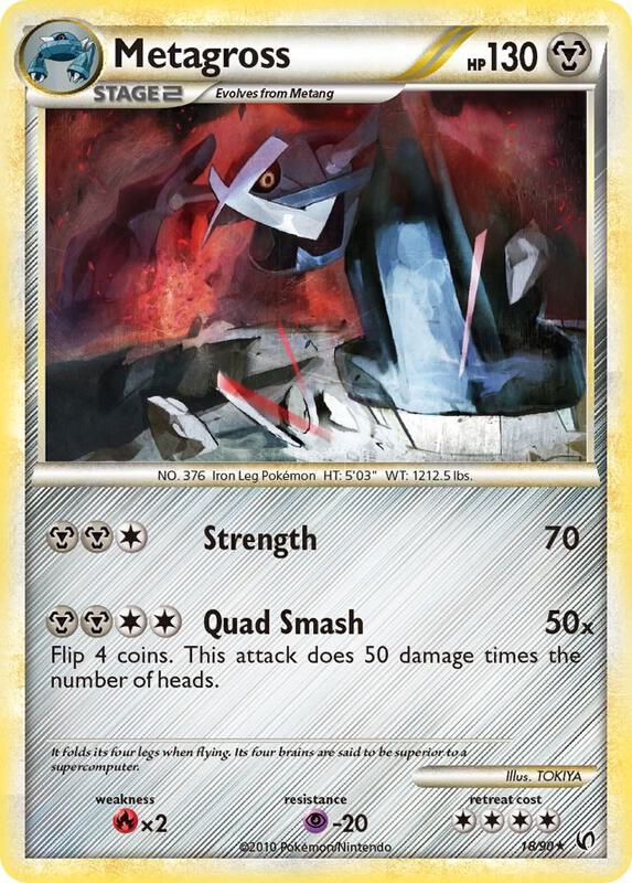 Metagross Pokemon card from Undaunted