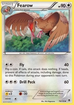 Fearow Pokemon card from Phantom Forces