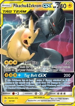 Pikachu & Zekrom GX