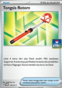 Roto-Stick (SV-P/ID 140) Scarlet & Violet Indonesian Promos ID