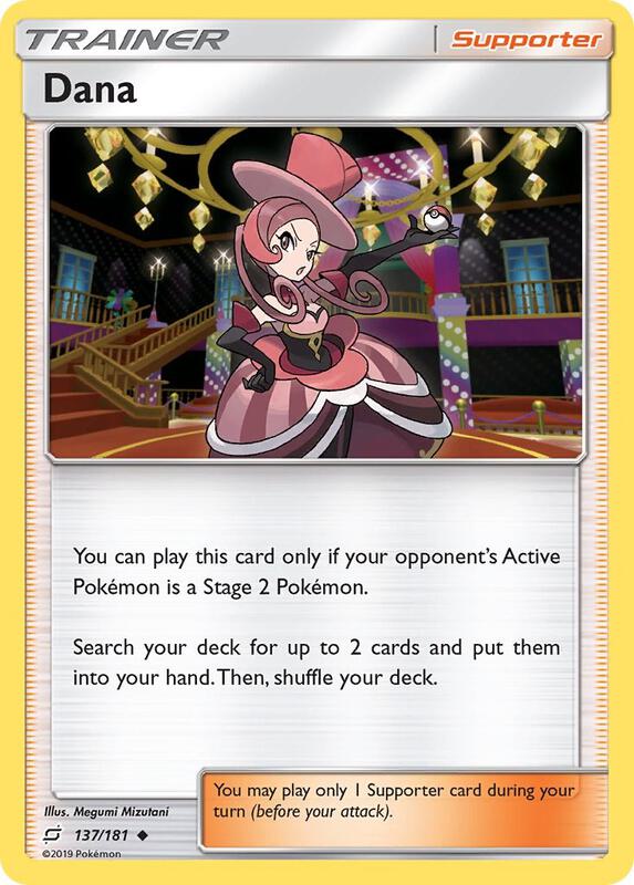 Dana Pokemon card from SM - Team Up