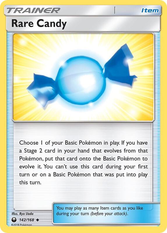 Rare Candy Pokemon card from SM - Celestial Storm