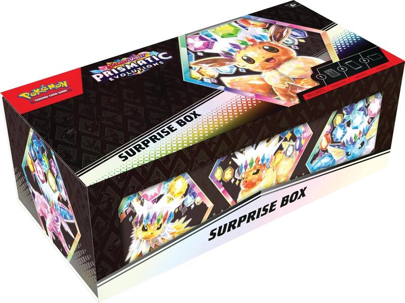 Prismatic Evolutions Surprise Box Pokemon card from SV: Prismatic Evolutions