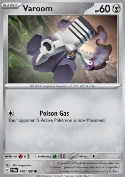 Varoom Pokemon card from Scarlet Violet