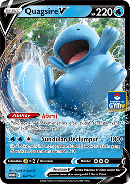 Quagsire V (S-P/ID 360) Sword & Shield Indonesian Promos ID