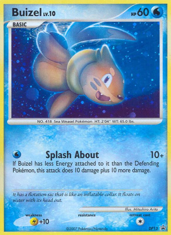 Buizel - DP13 Pokemon card from Diamond and Pearl Promos
