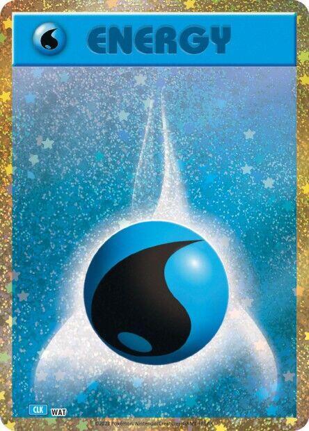 Basic Water Energy (Japanese) Pokemon card from Pokemon TCG Classic: Blastoise
