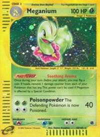 Meganium (18) Pokemon card from Expedition