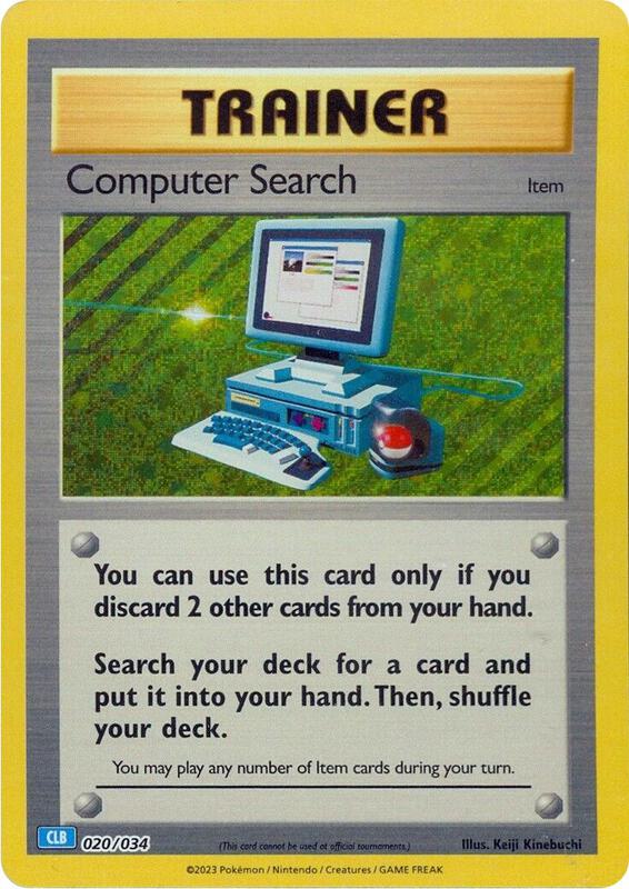 Computer Search (CLB) Pokemon card from Trading Card Game Classic