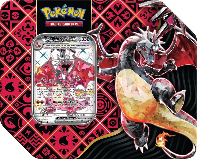 Paldean Fates Tin [Charizard ex] Pokemon card from SV: Paldean Fates