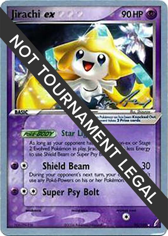 Jirachi ex - 2007 (Tom Roos) Pokemon card from World Championship Decks