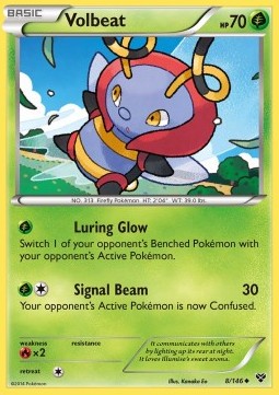Volbeat Pokemon card from XY