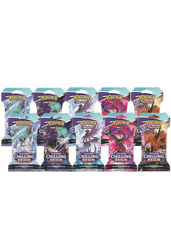 Chilling Reign Sleeved Booster Pack Bundle [Set of 10] Pokemon card from SWSH06: Chilling Reign