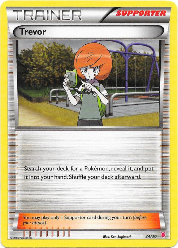 Trevor (Wigglytuff) Pokemon card from XY Trainer Kit: Bisharp & Wigglytuff