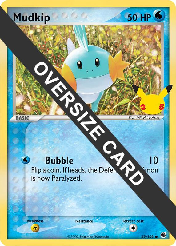 Mudkip Pokemon card from First Partner Pack