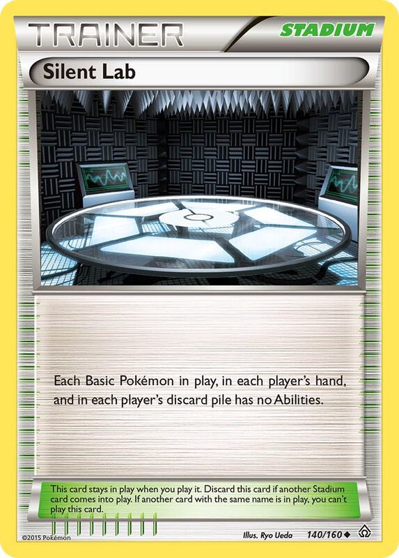 Silent Lab Pokemon card from XY - Primal Clash