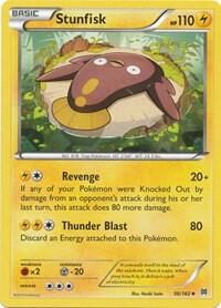 Stunfisk Pokemon card from XY - BREAKthrough