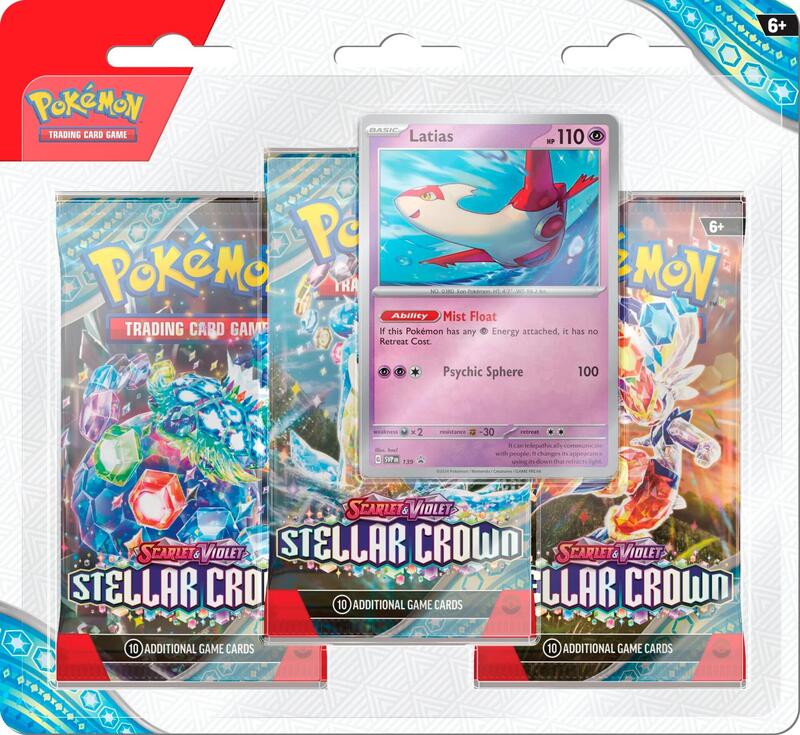 Stellar Crown 3 Pack Blisters [Latias] Pokemon card from SV07: Stellar Crown