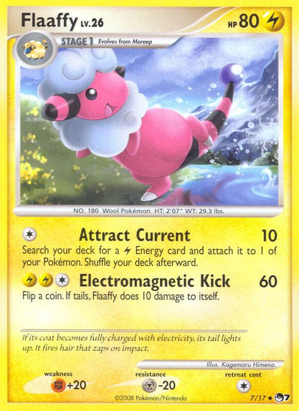 Flaaffy Pokemon card from POP Series 7
