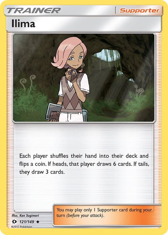 Ilima Pokemon card from SM Base Set