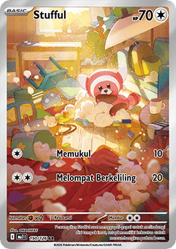 Stufful Pokemon card from Mega Evolution IDTH
