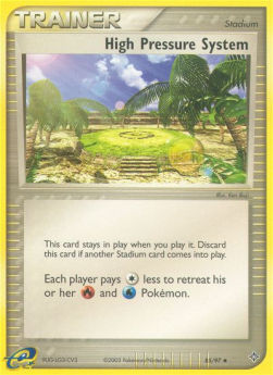 High Pressure System Pokemon card from EX Dragon