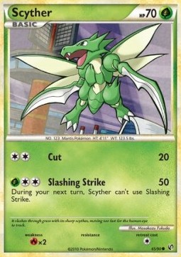 Scyther Pokemon card from Undaunted
