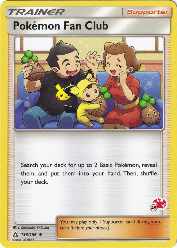 Pokemon Fan Club Pokemon card from Battle Academy