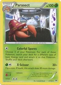 Parasect Pokemon card from XY - BREAKthrough
