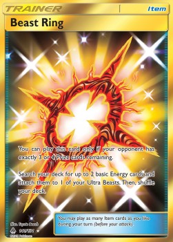 Beast Ring Pokemon card from Forbidden Light