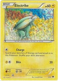 Electrike Pokemon card from McDonald's Promos 2015