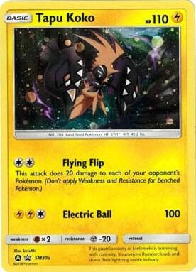 Tapu Koko - SM30a Pokemon card from Alternate Art Promos