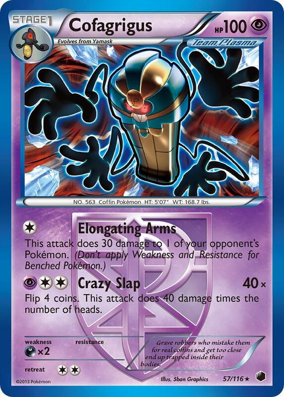 Cofagrigus (Team Plasma) (57) Pokemon card from Plasma Freeze