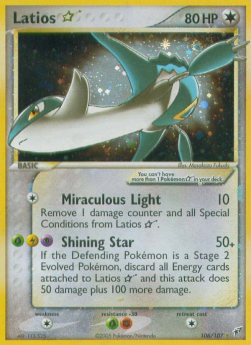 Latios Gold Star (Holo)